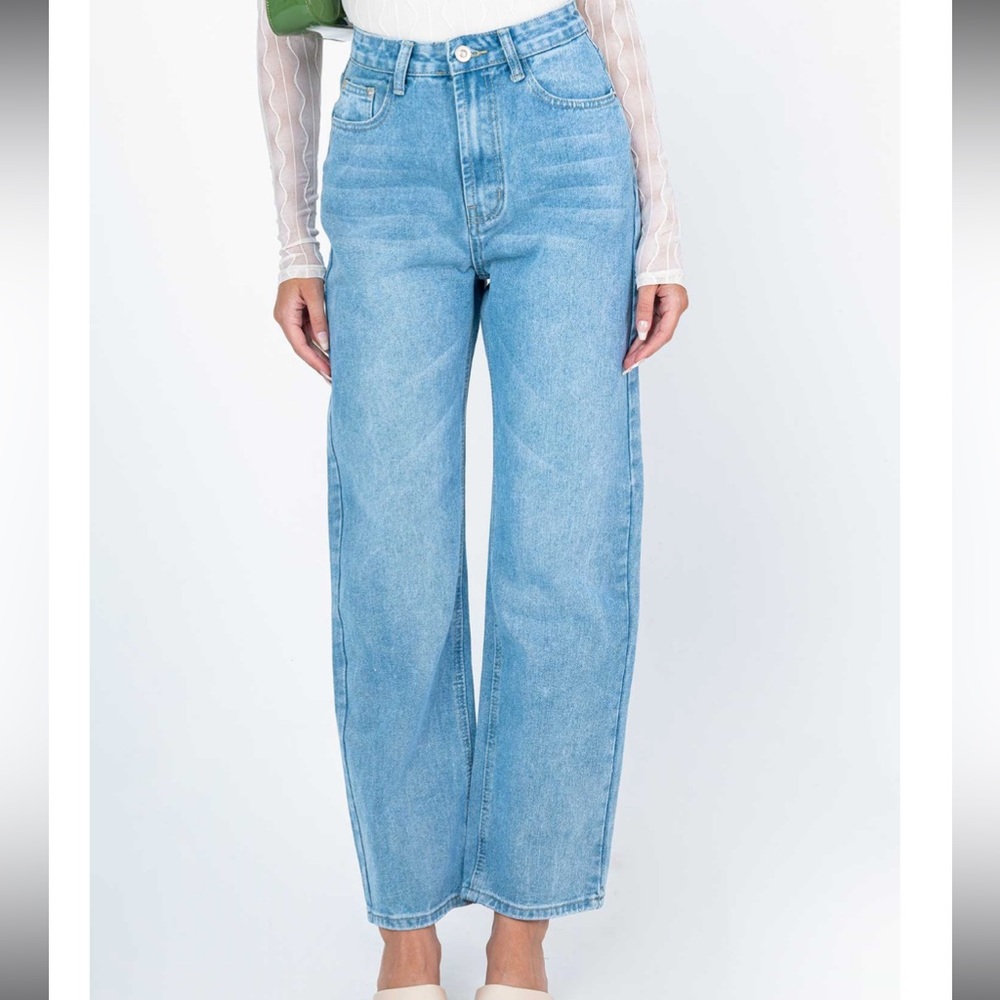 Princess Polly Feilding Wide Leg Denim Jeans